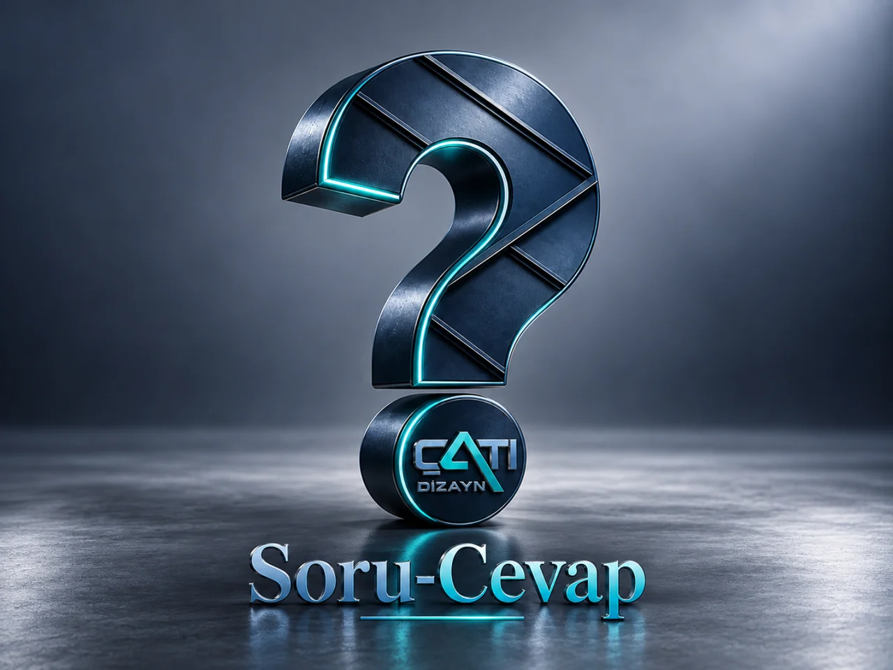 Kenet çatı detaylarıyla biçimlenmiş soru işareti – Çatı Dizayn Soru-Cevap