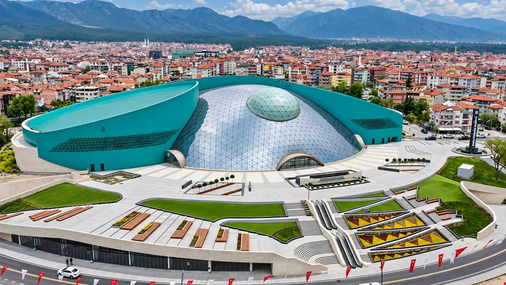 Denizli Kongre Merkezi çatı uygulaması