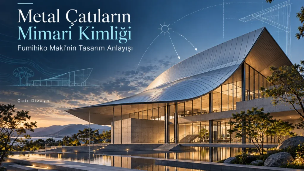 Metal çatıların mimari kimliği ve Fumihiko Maki'nin Fujisawa Spor Salonu paslanmaz çelik çatısı