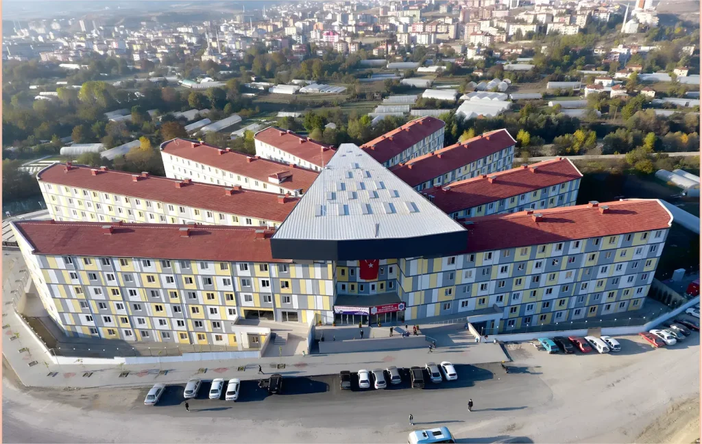 Karabük Bahaddin Gazi Erkek Öğrenci Yurdu çatı uygulaması